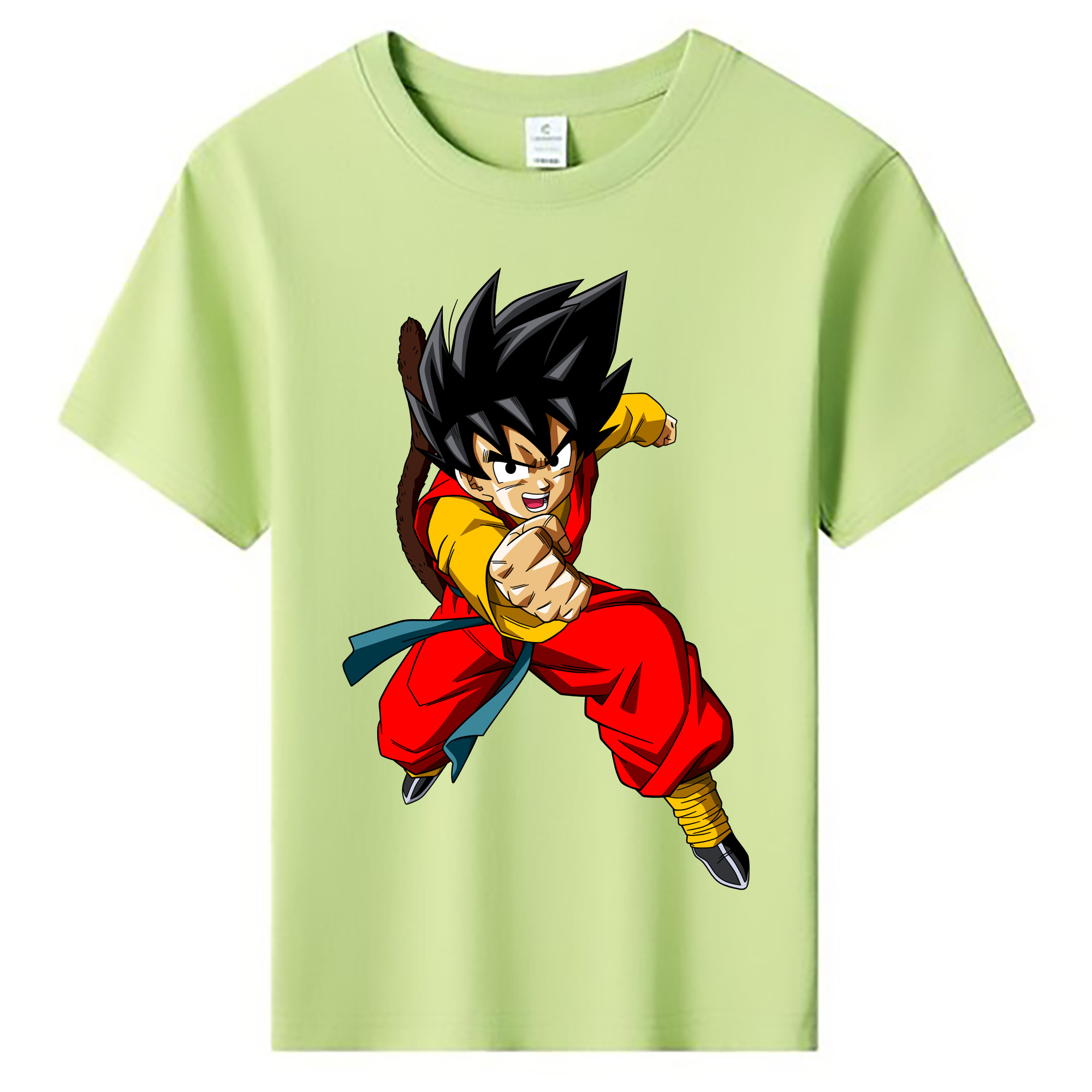 （画像用） ドラゴンボール 孫悟空（そん ごくう）Son Goku カカロット DRAGON BALL Kakarotto 綿100％キッズTシャツ（フロントプリント）